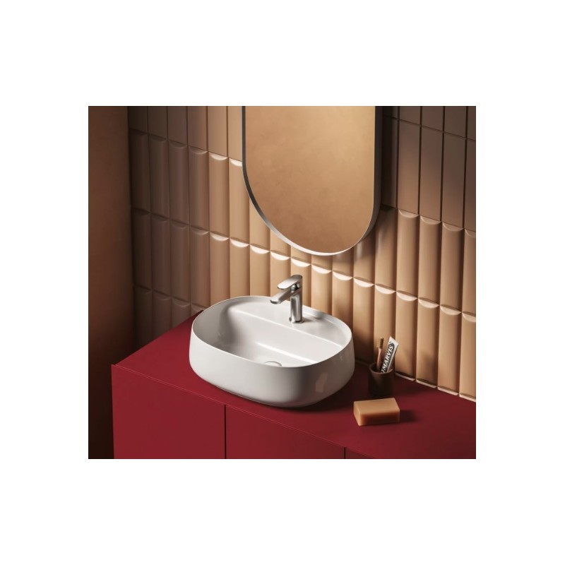 RODOLFO 50 cm Wall-hung/Countertop Washbasin Artceram ROL003 ARTCERAM - 2