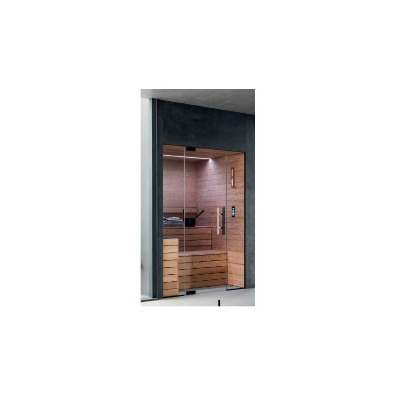 ETHIC  Sauna L.162 x P.157 x H.220 Nicchia Thermo Wood  - Hafro - Geromin HAFRO-GEROMIN - 2