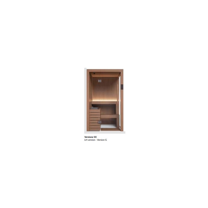SAUNA Eden L.124 x T.124 x H.210 Ecklinde - HAFRO - GEROMIN HAFRO-GEROMIN - 2