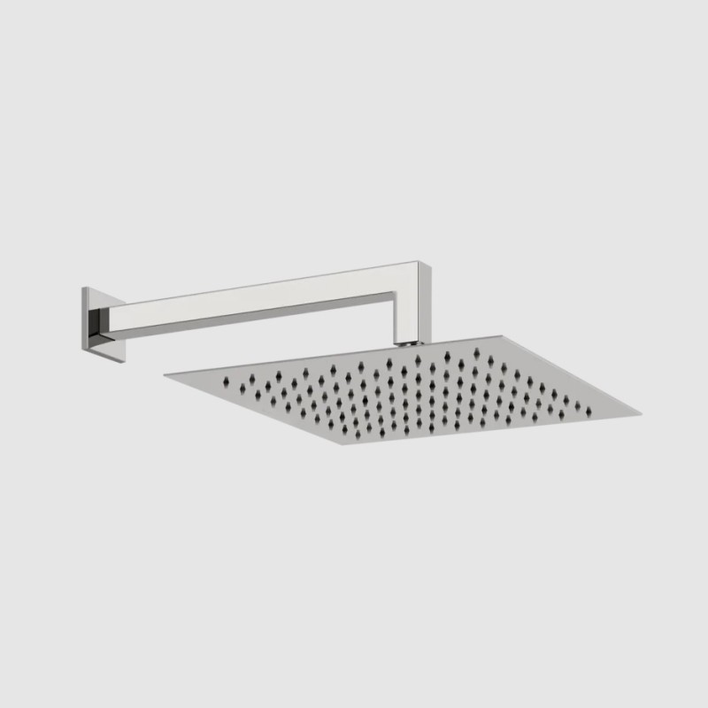 EMPORIO SHOWER adjustable wall-mounted shower head - Mirror Steel