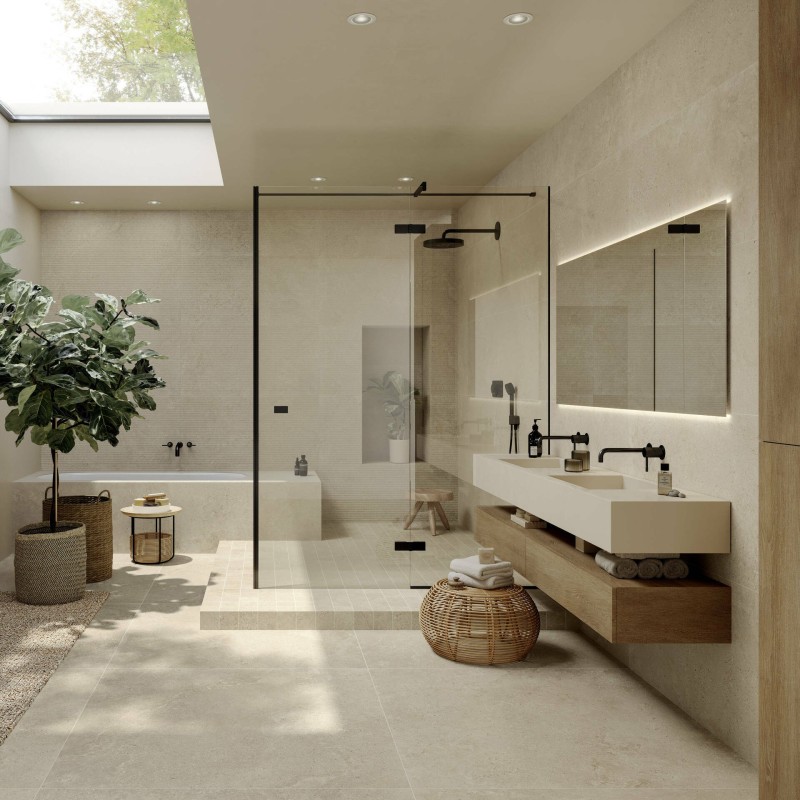 CLOSER 60x120cm 6,5mm AVORIO NATUREL  SQ - CERAMICA D'IMOLA CLOSER6 12AV 200717 CERAMICA D'IMOLA - 1