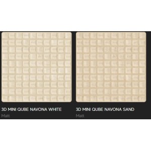 Marvel T 3D Mini Qube Navona Sand 40x80 - Ceramiche Atlas Concorde  HCQD CERAMICHE ATLAS CONCORDE - 1
