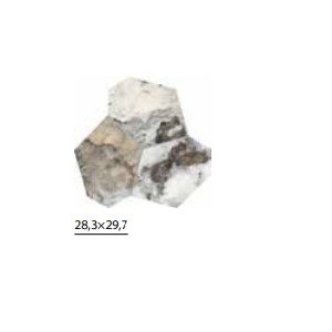 MAKRO REVOLUTION ESAGONO CALACATTA IRON  SATIN SQ 283X297 - CERAMICHE PIEMME 06191 PIEMME CERAMICHE - 1