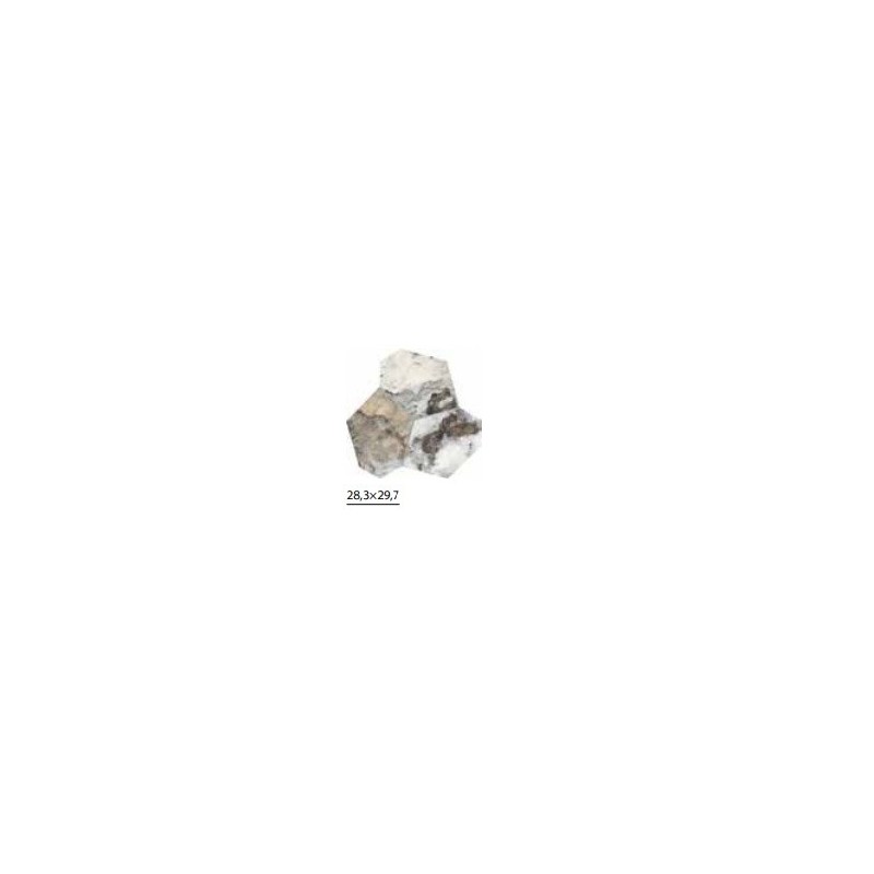 MAKRO REVOLUTION ESAGONO CALACATTA IRON  SATIN SQ 283X297 - CERAMICHE PIEMME 06191 PIEMME CERAMICHE - 1