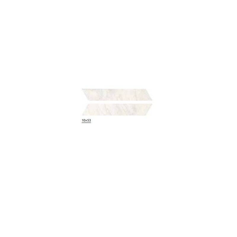 MAKRO REVOLUTION CHEVRON TRAVERTINO  IVORY SATIN SQ 10x53 - CERAMICHE PIEMME 06189 PIEMME CERAMICHE - 1