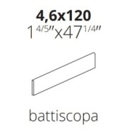 FORMATECH CAST 04 MATT BATTISCOPA 4,6X120 - ARCHITECTURAL DESIGN FLORIM  785691 FLORIM ARCHITECTURAL DESIGN - 1