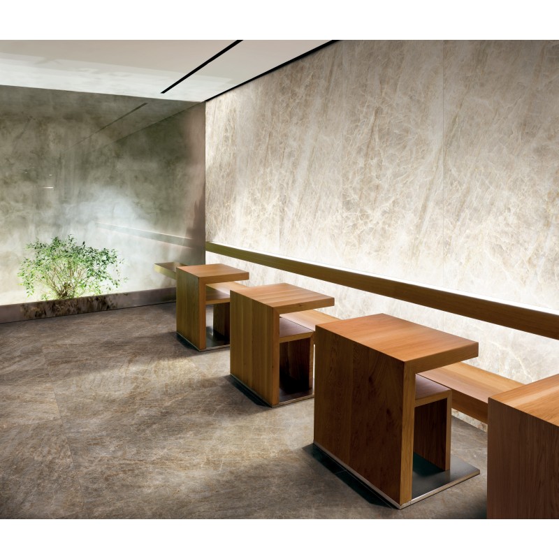 ICONIC LIFE HONEY YAMUNA GLOSSY 60X120 SQ - CONTEMPORARY DESIGN FLORIM 784542  - 1