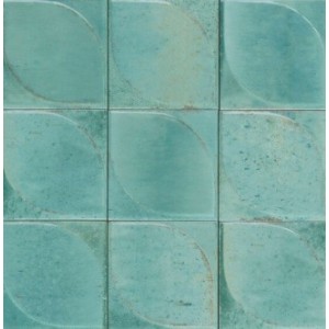 LUME 3D DEW TURQUOISE 10X10 - MARAZZI MQ89 MARAZZI  - 1