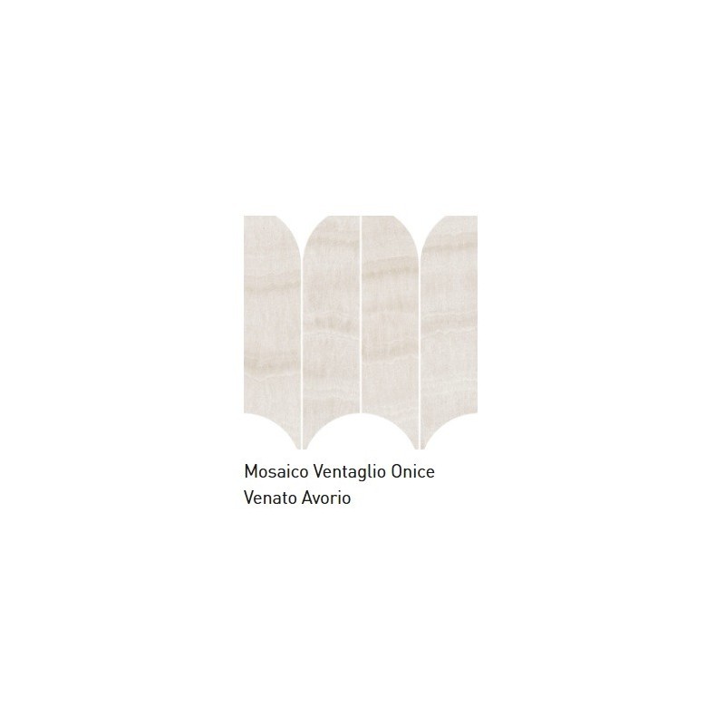 INCANTO ONICE VENATO AVORIO MOSAIK GLOSSY 28,1X31 RDHH - RAGNO RAGNO  - 1