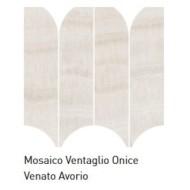 INCANTO ONICE VENATO AVORIO MOSAIK GLOSSY 28,1X31 RDHH - RAGNO RAGNO  - 1