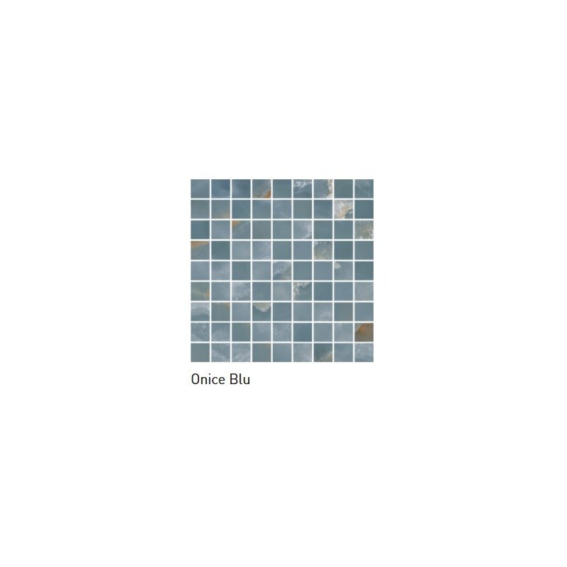 INCANTO ONICE BLU MOSAIK GLOSSY 30X30 RDHK - RAGNO RAGNO  - 1
