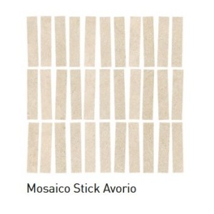SOLIDA AVORIO MOSAIQUE STICK 31X31 RDJC - RAGNO RAGNO  - 1