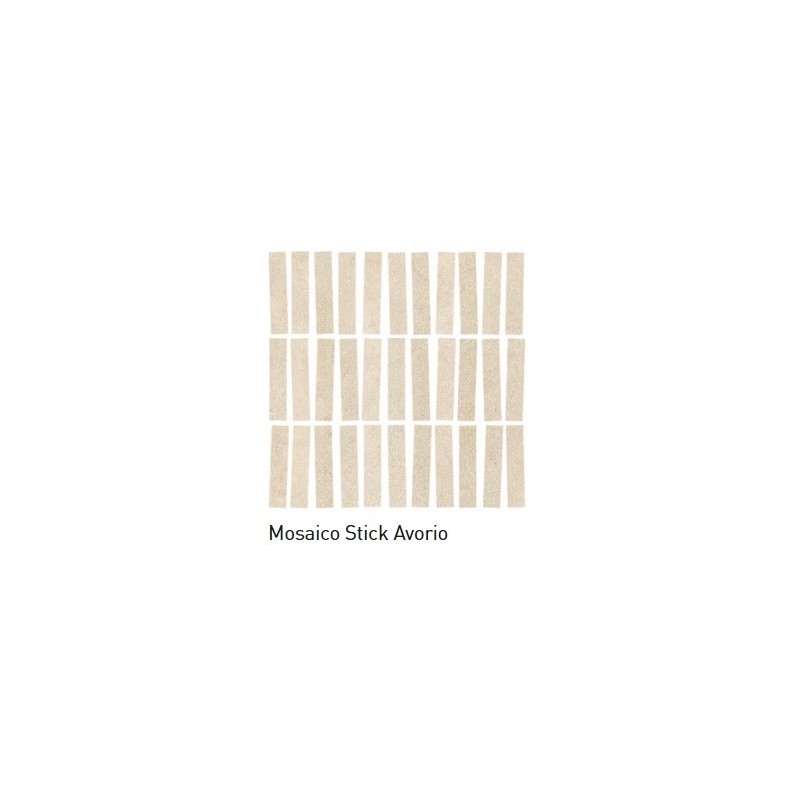 SOLIDA AVORIO MOSAIK STICK 31X31 RDJC - RAGNO RAGNO  - 1