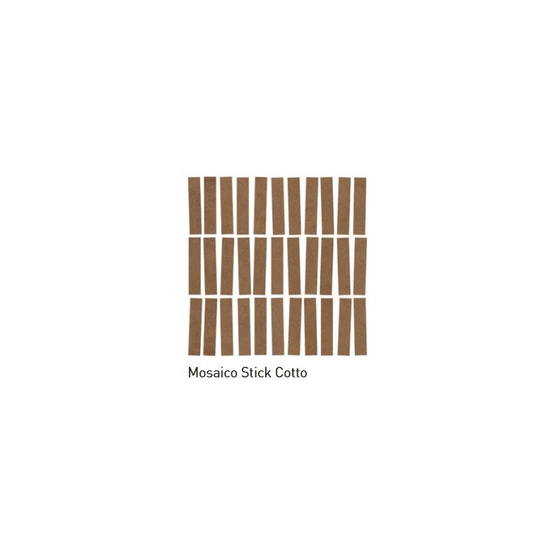 SOLIDA COTTO MOSAIC STICK 31X31 RDJG - RAGNO RAGNO  - 1