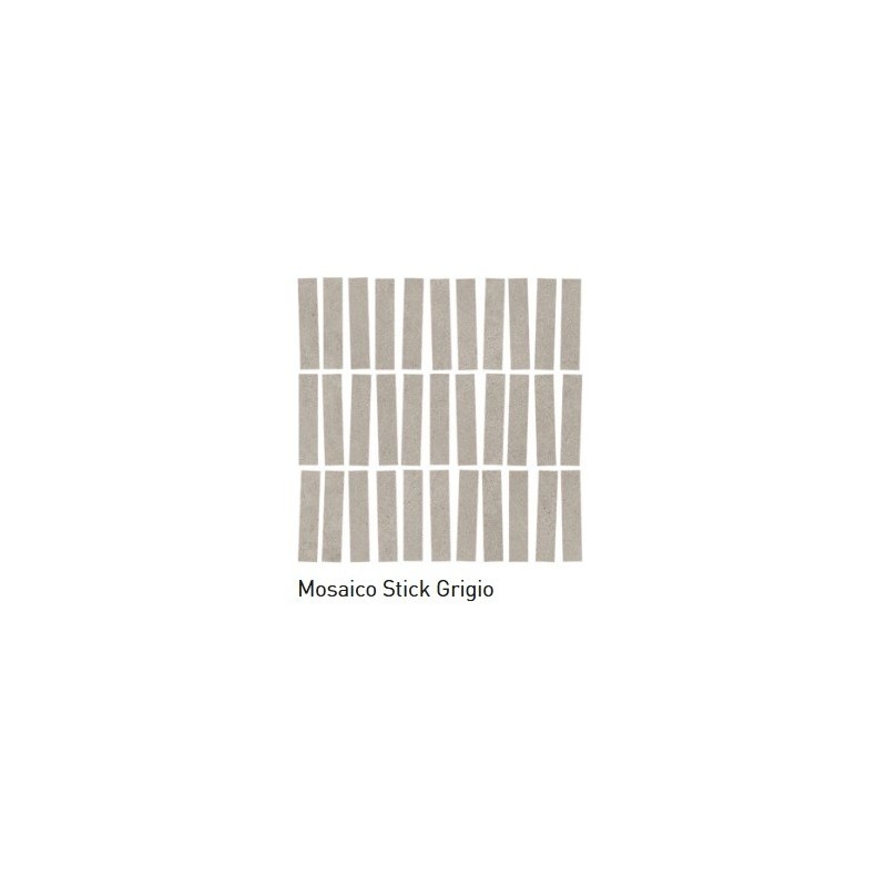 SOLIDA GRIGIO MOSAIC STICK 31X31 RDJH - RAGNO RAGNO  - 1