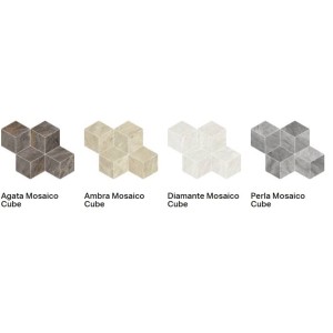 PRESTIGIO KALEIDOS DIAMANTE MATT MOSAIQUE CUBE SQ 30,4x35,2 - CERAMICHE REFIN RV44 PROVENZA EMILGROUP - 1
