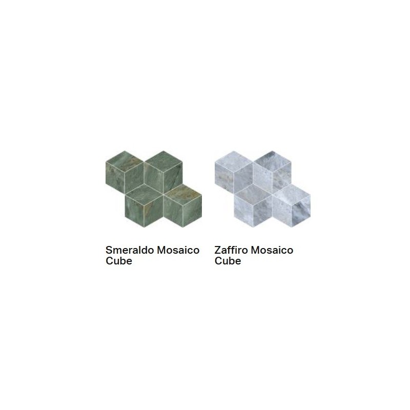 PRESTIGIO KALEIDOS ZAFFIRO MATT MOSAICO CUBE RT 30,4x35,2 - CERAMICHE REFIN RV47 PROVENZA EMILGROUP - 1