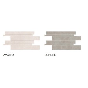 KARMAN MOSAIQUE 30X60  LISTELLI SFALSATI AVORIO CEMENTO 30X60 - PROVENZA EMILGROUP EDQU PROVENZA EMILGROUP - 1
