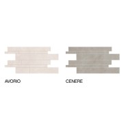 KARMAN MOSAIC 30X60  LISTELLI SFALSATI AVORIO CEMENTO 30X60 - PROVENZA EMILGROUP EDQU PROVENZA EMILGROUP - 1