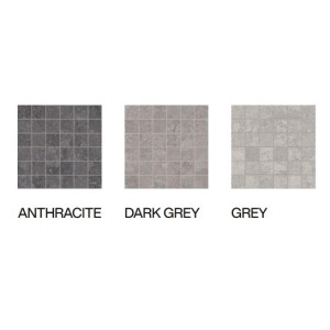 RE-PLAY CONCRETE RECUPERO MOSAIQUE 5X5 ANTHRACITE NAT 30X30 - PROVENZA EMILGROUP EKGE PROVENZA EMILGROUP - 1