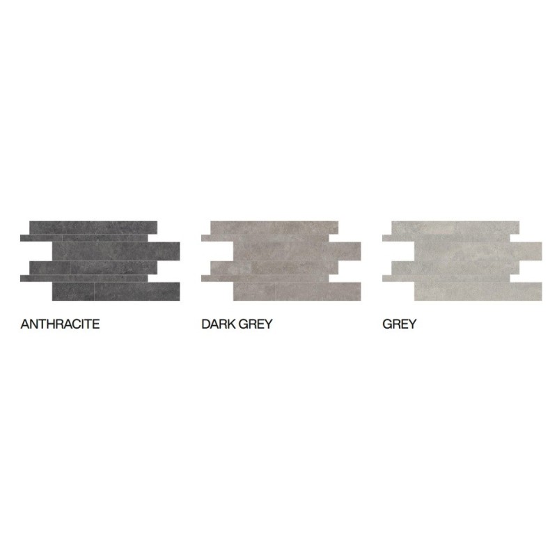 RE-PLAY CONCRETE RECUPERO LISTELLI SFALSATI ANTHRACITE NAT 30X60 - PROVENZA EMILGROUP EKGM PROVENZA EMILGROUP - 1