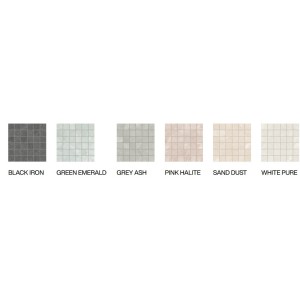 SALT STONE MOSAIQUE 5X5 GREEN EMERALD NATUREL 30X30 - PROVENZA EMILGROUP EM4Q PROVENZA EMILGROUP - 1