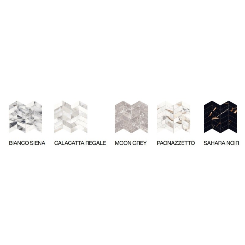 UNIQUE MARBLE MOSAICO ARROWS MOON GREY FULL LAPPATO 30X30 - PROVENZA EMILGROUP EL9A PROVENZA EMILGROUP - 1