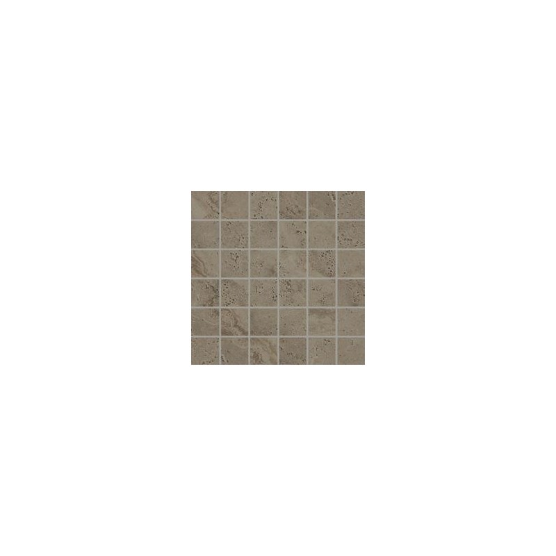 UNIQUE TRAVERTINE MINIMAL MOSAIK 5X5 CHOCOLATE NATURAL 30X30 - PROVENZA EMILGROUP EJTP PROVENZA EMILGROUP - 1