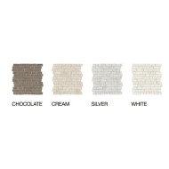 UNIQUE TRAVERTINE MINIMAL MOSAIQUE MINI BLOCK WHITE NATUREL 30X30 - PROVENZA EMILGROUP EJED PROVENZA EMILGROUP - 1