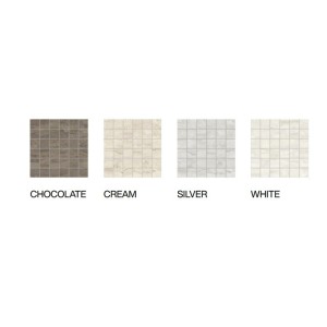 UNIQUE TRAVERTINE VEIN CUT MOSAIQUE 5X5 CREAM FULL RODÉ 30X30 - PROVENZA EMILGROUP EJDP PROVENZA EMILGROUP - 1