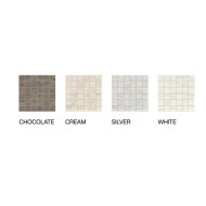 UNIQUE TRAVERTINE VEIN CUT MOSAIQUE 5X5 SILVER FULL RODÉ 30X30 - PROVENZA EMILGROUP EJDQ PROVENZA EMILGROUP - 1
