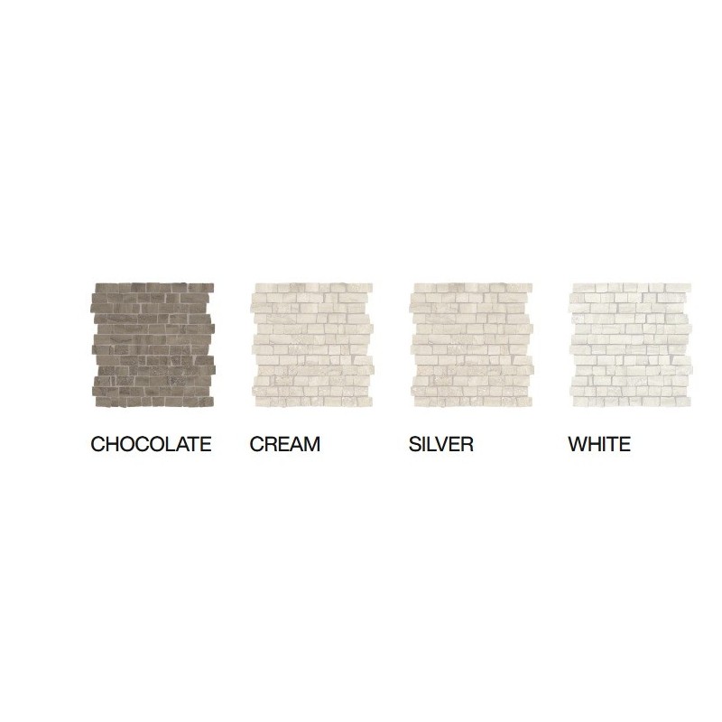 UNIQUE TRAVERTINE VEIN CUT MOSAIQUE MINI BLOCK SILVER NATUREL 30X30 - PROVENZA EMILGROUP EJE6 PROVENZA EMILGROUP - 1