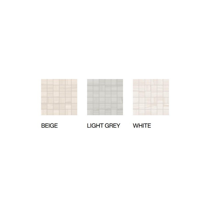VARANA STONE VEIN CUT MOSAIK 5X5 WHITE SILKTECH 30X30 - PROVENZA EMILGROUP EN0S PROVENZA EMILGROUP - 1