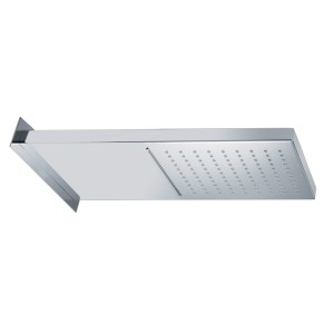 WELLNESS Duschkopf    für Wand mit doppel Jet Stahl inox  Bongio 889-L BONGIO RUBINETTERIE  - 1