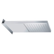 WELLNESS Steel wall shower head with double jet Bongio 889-L BONGIO RUBINETTERIE  - 1