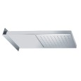 WELLNESS Duschkopf    für Wand mit doppel Jet Stahl inox  Bongio 889-L BONGIO RUBINETTERIE  - 1
