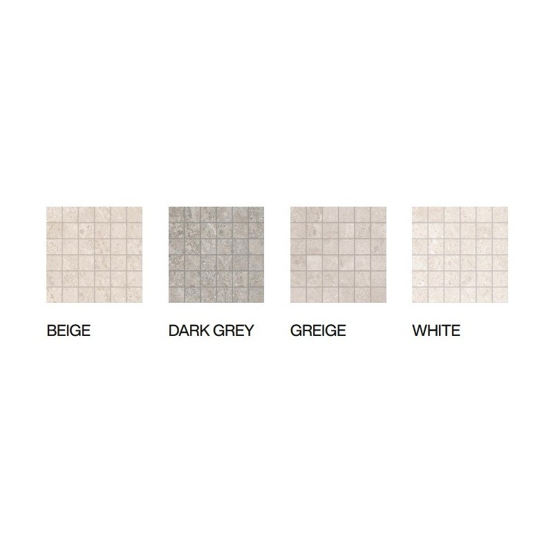 MATERA STONE NEUTRA MOSAIK 5X5 GREIGE SILKTECH 30X30 - ERGON EMILGROUP ENHE ERGON EMILGROUP - 1