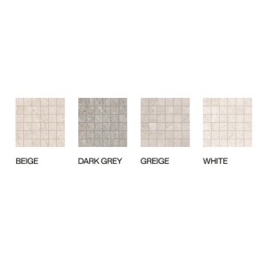 MATERA STONE NEUTRA MOSAIQUE 5X5 WHITE SILKTECH 30X30 - ERGON EMILGROUP ENHD ERGON EMILGROUP - 1
