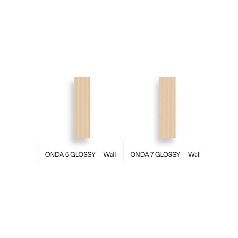 SENSI COLORE AVORIO GLOSSY RIGATO 5,7X23,2 - CREATIVE DESIGN FLORIM 787122 FLORIM CREATIVE DESIGN - 1