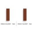 SENSI COLORE MARRONE GLOSSY RIGATO 5,7X23,2 - CREATIVE DESIGN FLORIM 787125 FLORIM CREATIVE DESIGN - 1