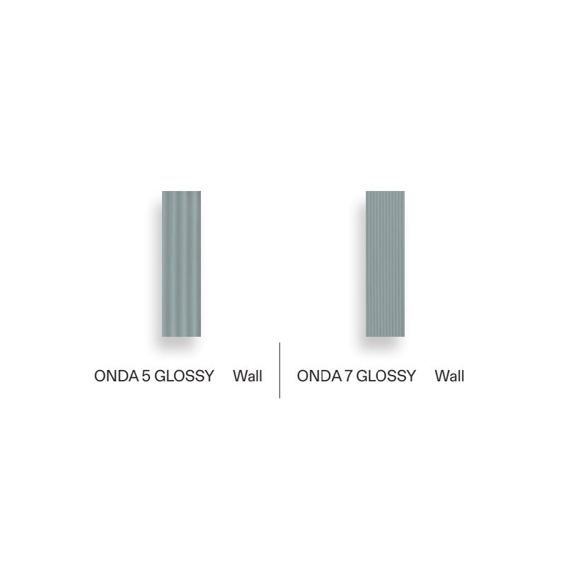 SENSI COLORE CERULEO GLOSSY RIGATO 5,7X23,2 - CREATIVE DESIGN FLORIM 787132 FLORIM CREATIVE DESIGN - 1