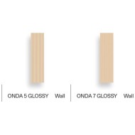 SENSI COLORE AVORIO GLOSSY ONDA 5 5,7X23,2 - CREATIVE DESIGN FLORIM 787161 FLORIM CREATIVE DESIGN - 1