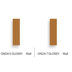 SENSI COLORE CAREMELLO GLOSSY ONDA 5 5,7X23,2 - CREATIVE DESIGN FLORIM 787165 FLORIM CREATIVE DESIGN - 1
