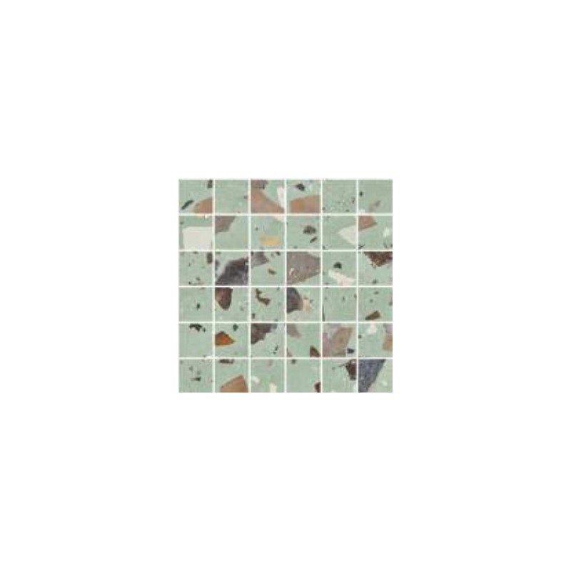 PEBBLE GREEN NATURAL MOSAIC 5X5  30X30 - CERAMICAS APARICI APARICI CERAMICA - 1