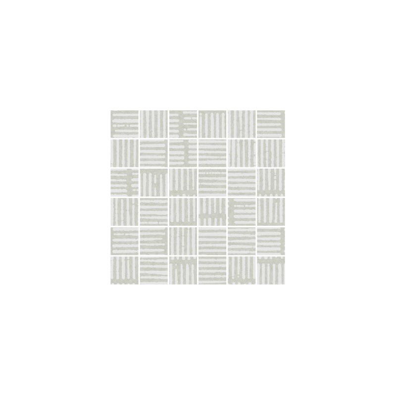 WANDS WHITE NATURAL MOSAIK 5X5  30X30 - CERAMICAS APARICI APARICI CERAMICA - 1