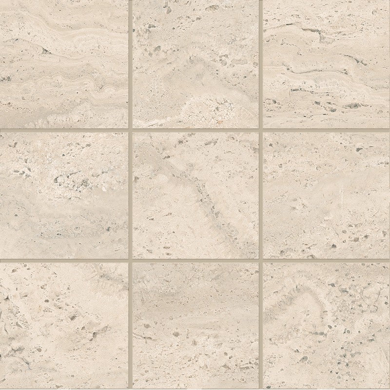 DUALTRAVERTINE PORO APERTO MOSAIC 10X10 BEIGE NATURAL 30X30 - EMILCERAMICA ENTK EMILCERAMICA - 1