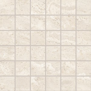 DUALTRAVERTINE PORO CHIUSO MOSAIQUE 5X5 WHITE SILKTECH 30X30 - EMILCERAMICA ENTF EMILCERAMICA - 1