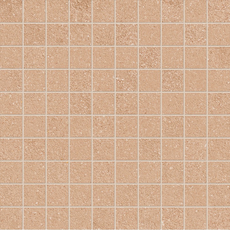 PIETRA ESSENZA MOSAIC 3X3 ROSSO SIENA SILKTECH 30X30 - EMILCERAMICA ENUK EMILCERAMICA - 1