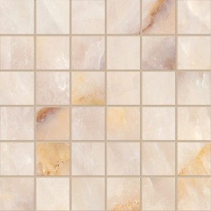 TELE DI MARMO CRYSTAL MOSAIQUE 5X5 EXTRA PINK FULL RODEE 30X30 - EMILCERAMICA ENQF EMILCERAMICA - 1