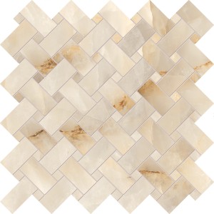 TELE DI MARMO CRYSTAL INTRECCI EXTRA IVORY FULL RODEE 30X30 - EMILCERAMICA ENQN EMILCERAMICA - 1